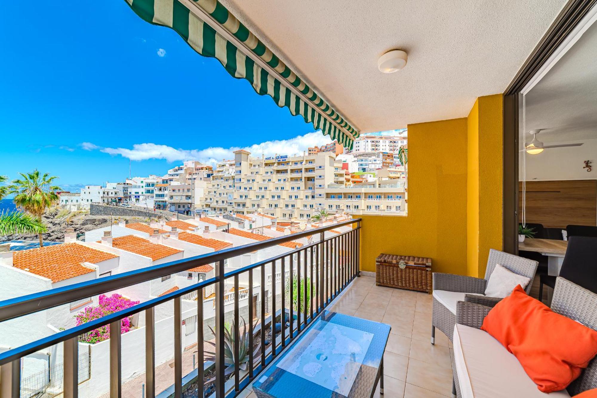 פוארטו דה סנטיאגו Family Apartment With 3 Bedrooms And Balcony Near Los Gigantes And Ocean מראה חיצוני תמונה